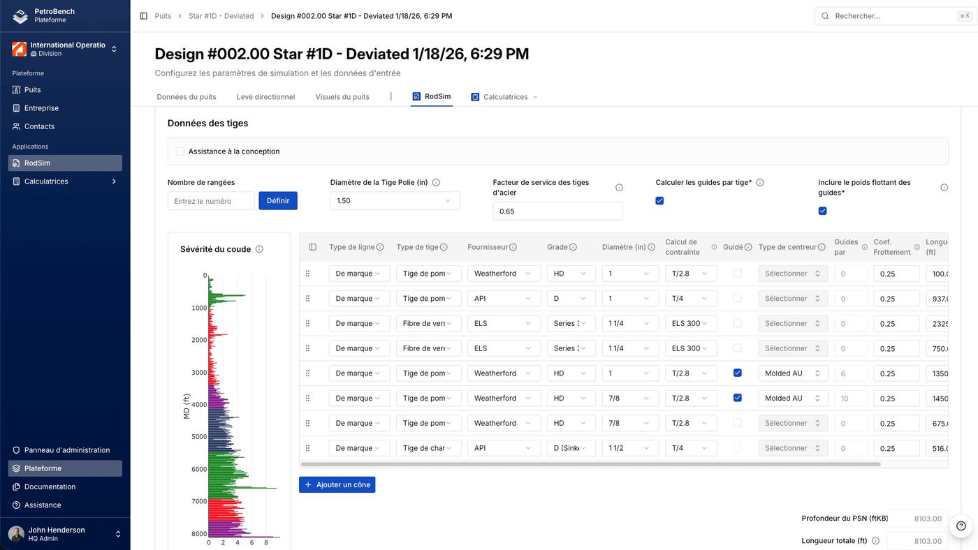 Full interface localized to French